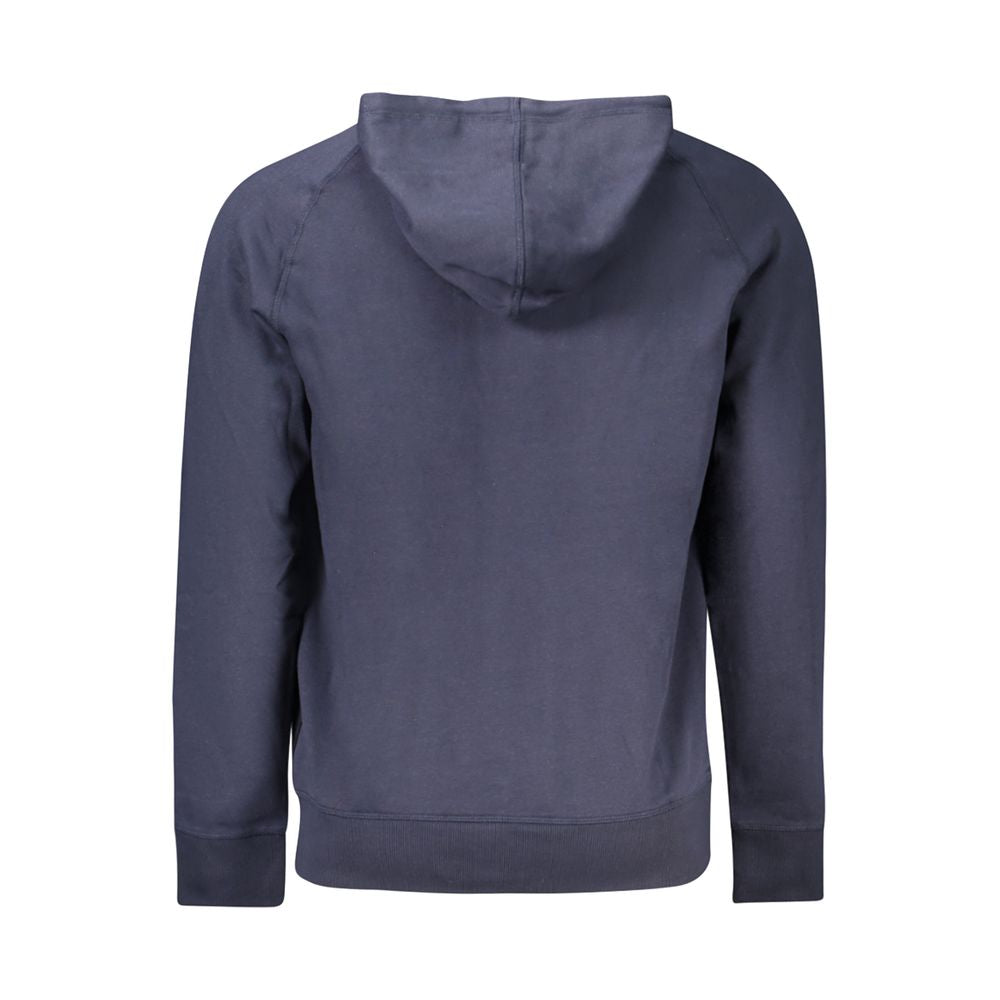 Blue Cotton Men's Sweatshirt - ventzia