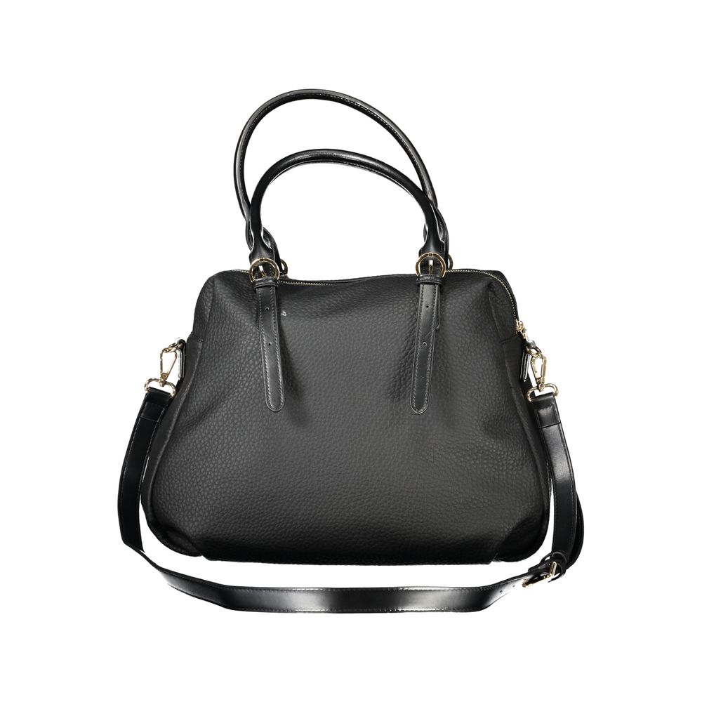 Nero Poliuretano Women Handbag - ventzia