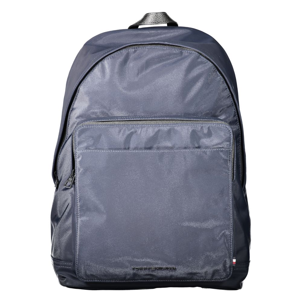 Blue Polyester Men Backpack - ventzia