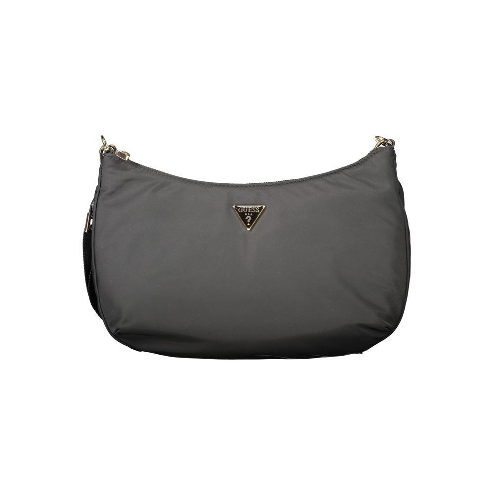 Black Polyester Women Handbag - ventzia