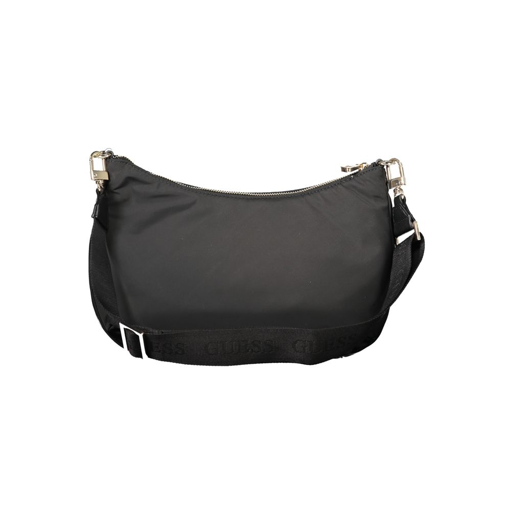 Black Polyester Women Handbag - ventzia