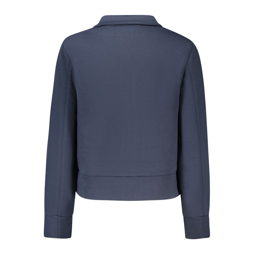 Blue Polyester Sweatshirt