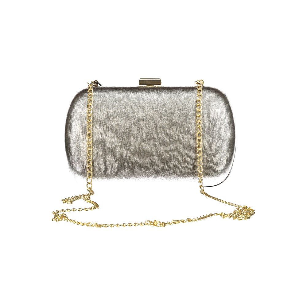 Argento Poliuretano Women Handbag - ventzia
