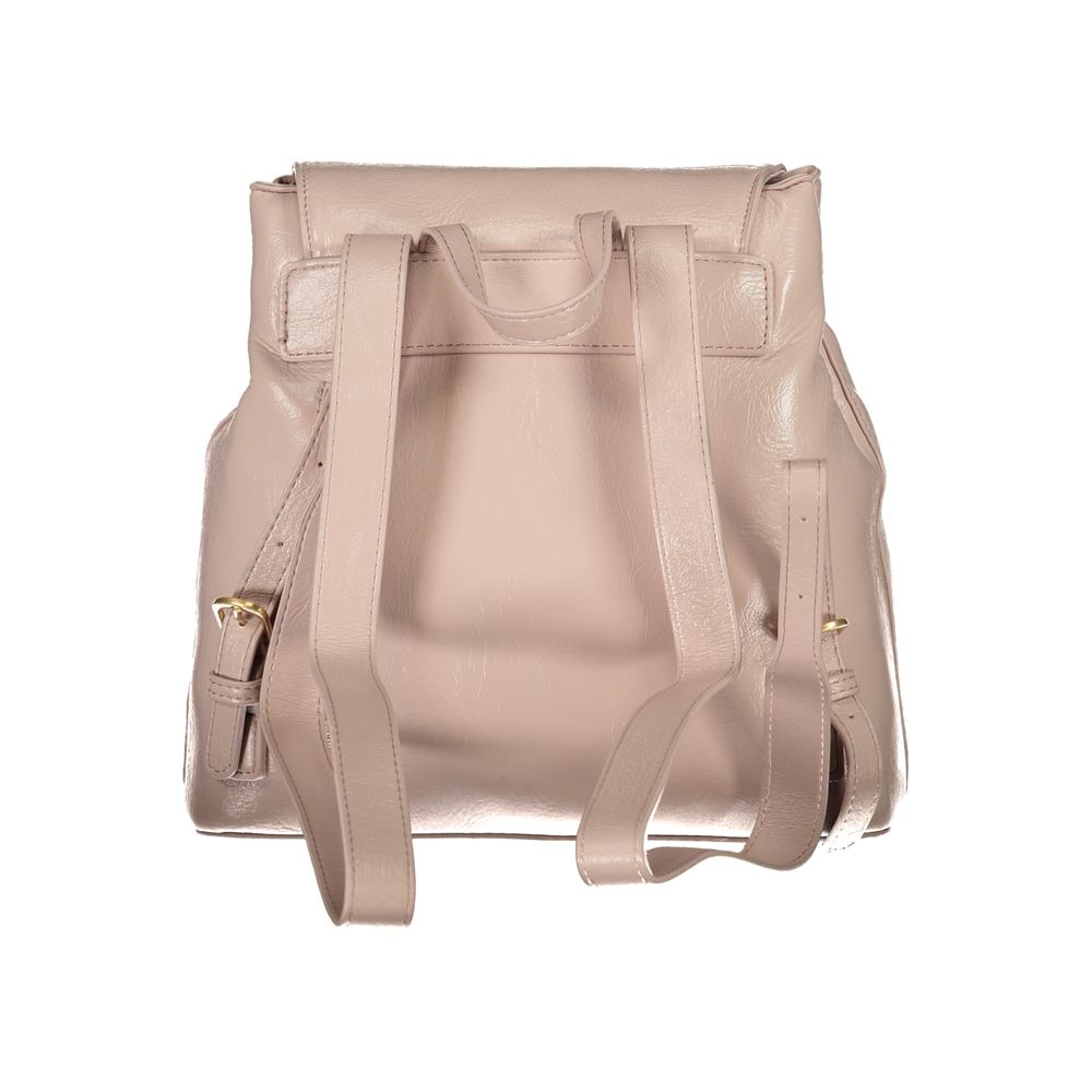 Rosa Poliuretano Women Backpack - ventzia