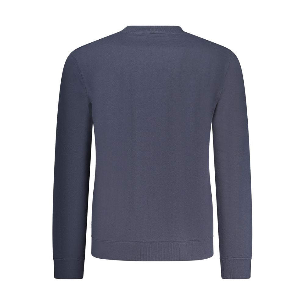 Blue Cotton Men's Sweatshirt - ventzia