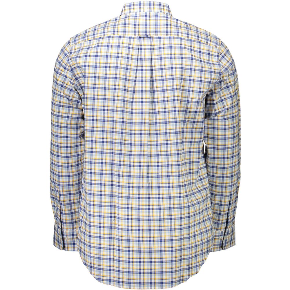 Yellow Cotton Mens Shirt - ventzia