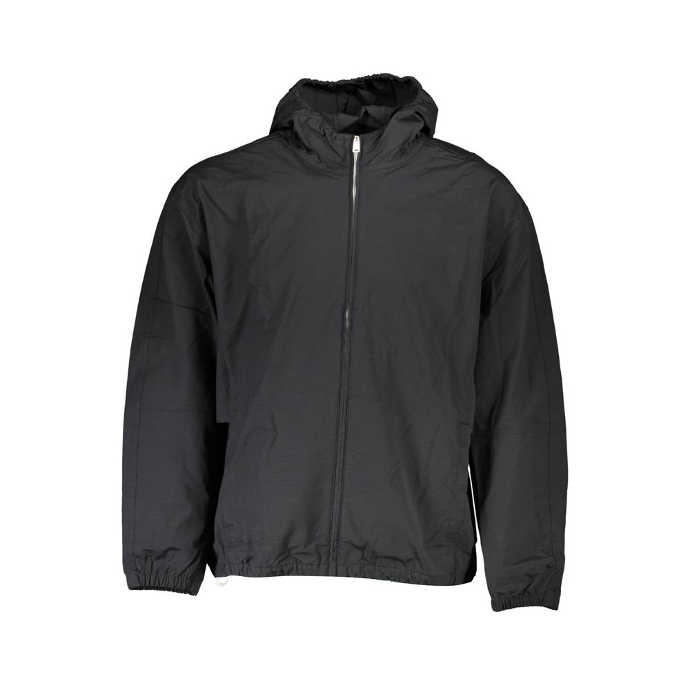 Black Cotton Men's Jacket - ventzia