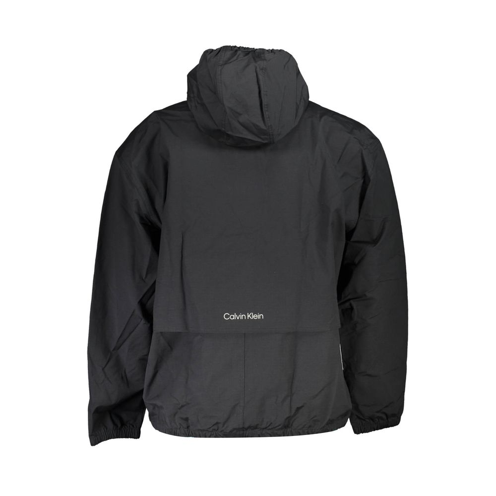 Black Cotton Men's Jacket - ventzia