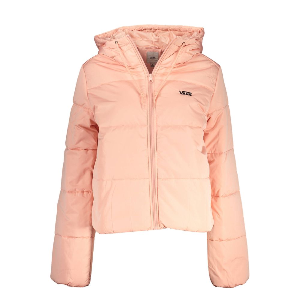 Pink Polyester Women's Jacket - ventzia