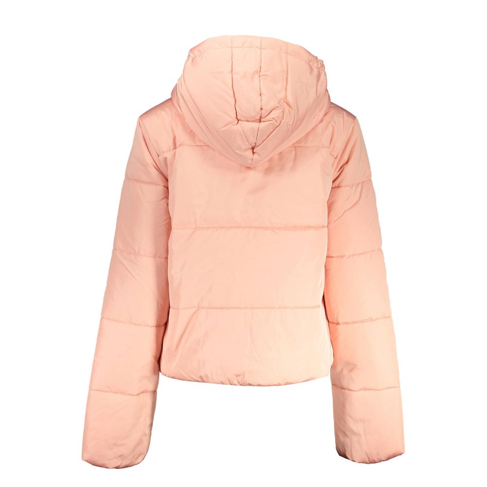 Pink Polyester Women's Jacket - ventzia