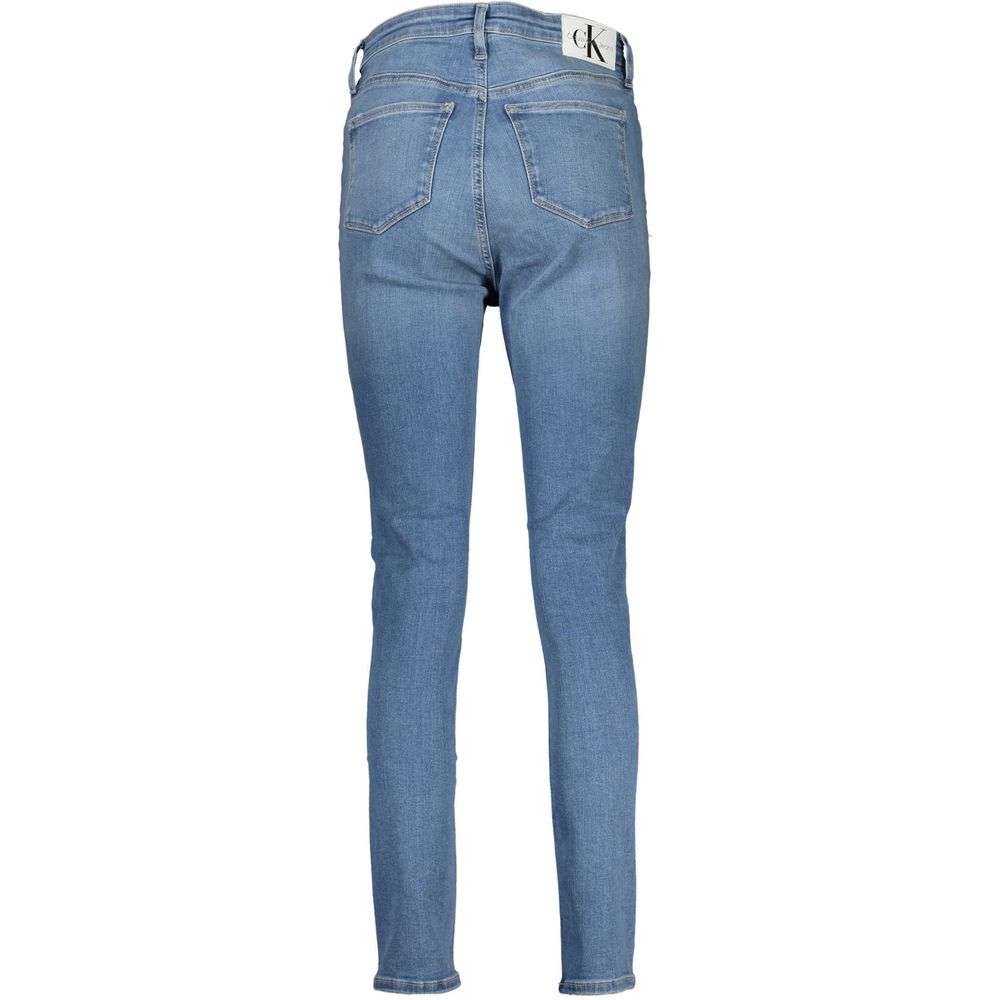 Azzurro Cotton Women Jeans - ventzia