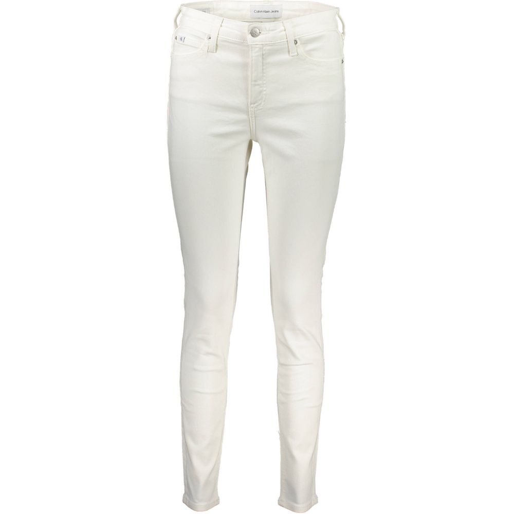 Bianco Cotton Women Jeans - ventzia