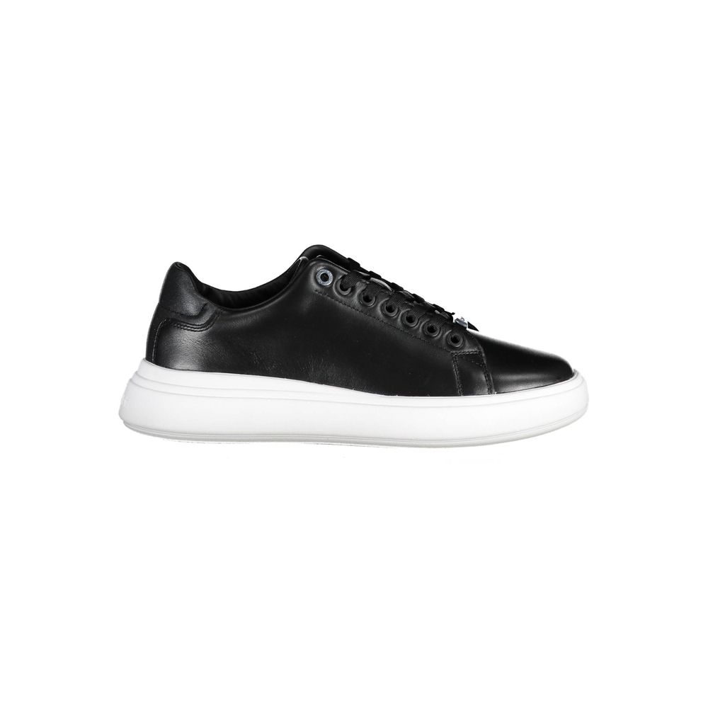 Nero Pelle Donna Sneaker - ventzia