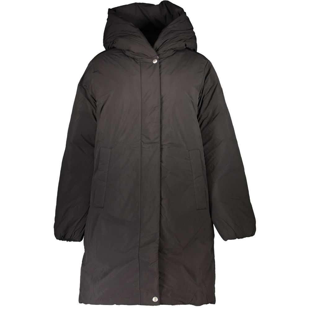 Black Polyester Women's Jacket - ventzia