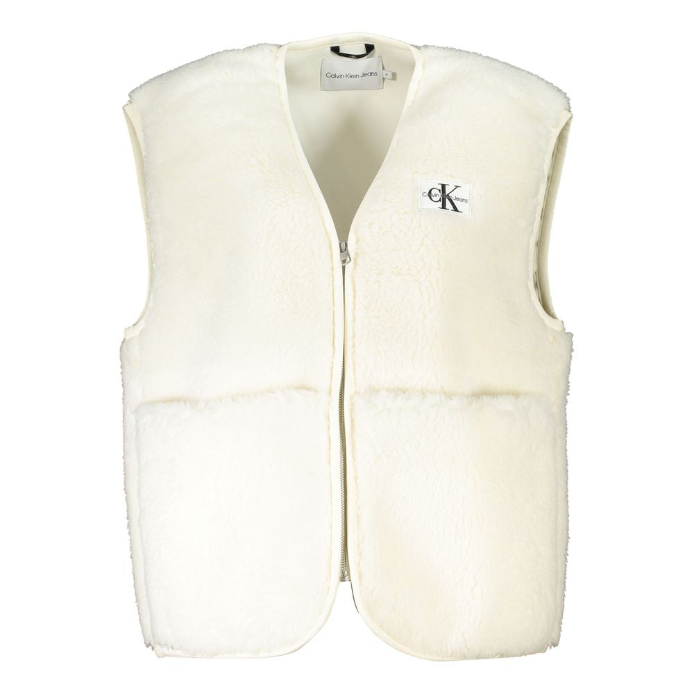 Bianco Polyester Women's Vest - ventzia