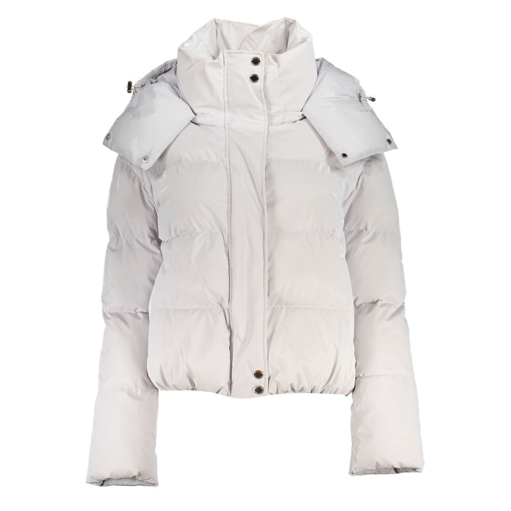 Bianco Poliuretano Women's Jacket - ventzia