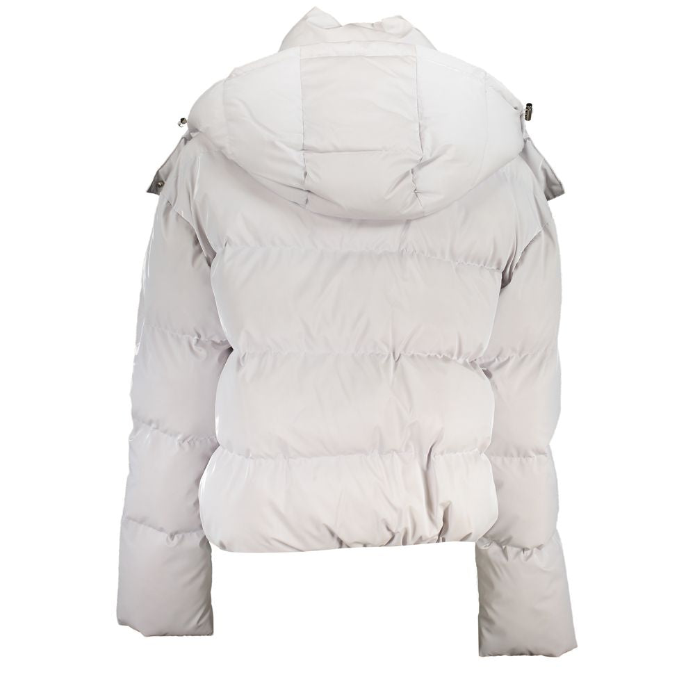 Bianco Poliuretano Women's Jacket - ventzia