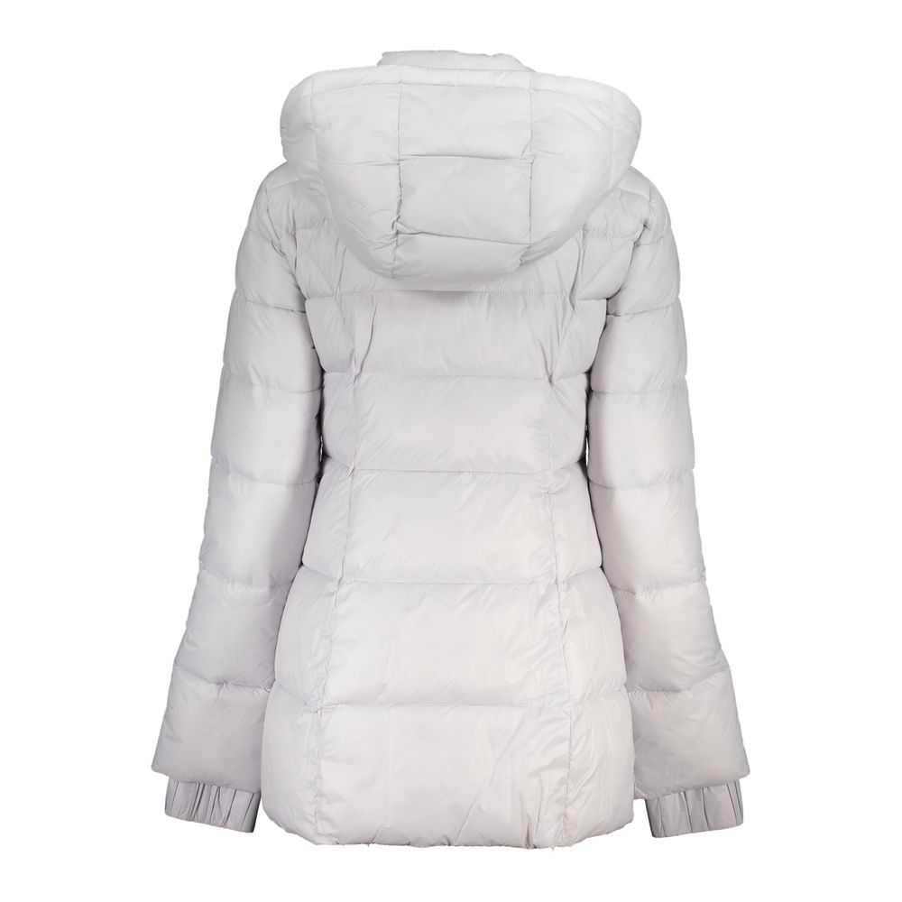 Bianco Poliammide Women Jacket - ventzia