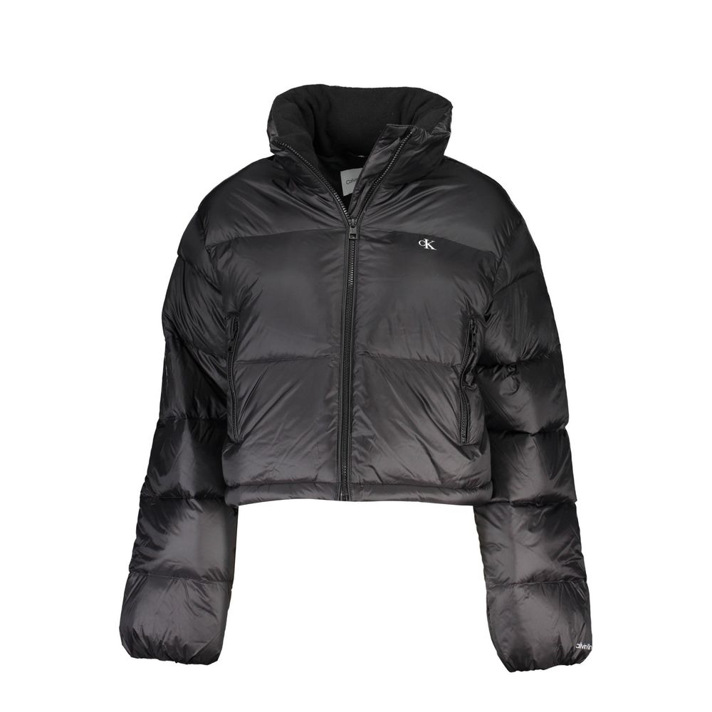 Black Polyamide Women's Jacket - ventzia