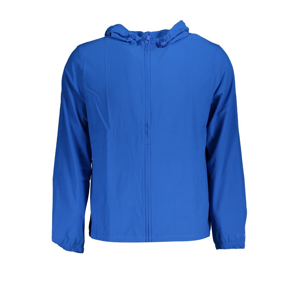 Blue Polyester Men's Sports Jacket - ventzia