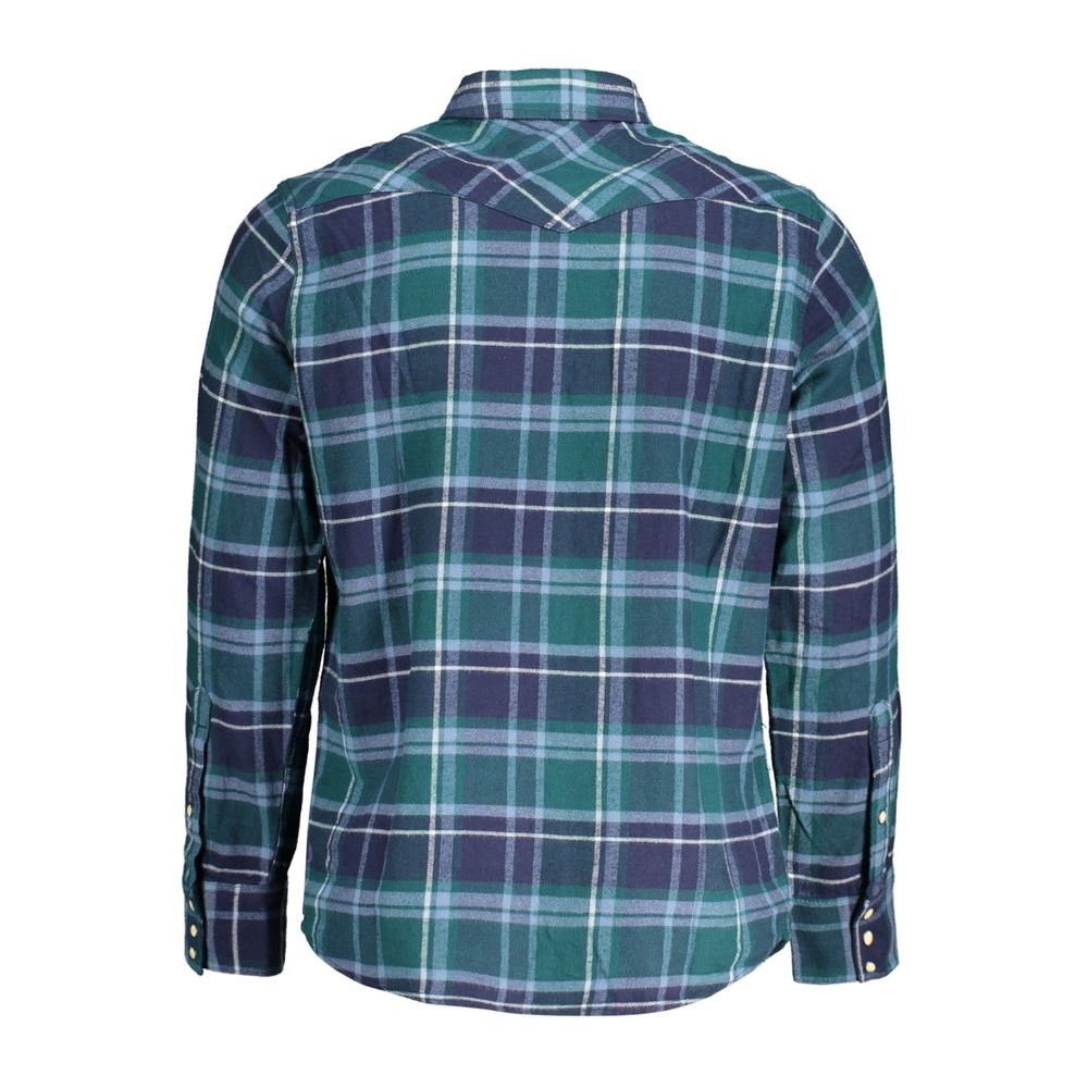 Green Cotton Shirt - ventzia