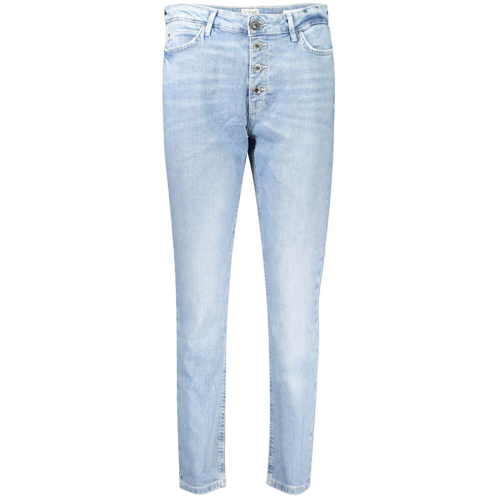 Azzurro Cotton Women Jeans - ventzia