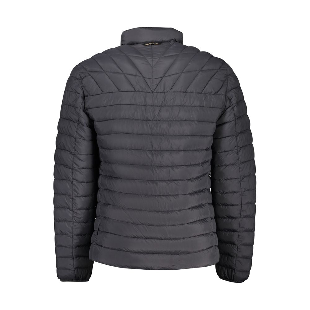 Black Polyamide Men's Jacket - ventzia