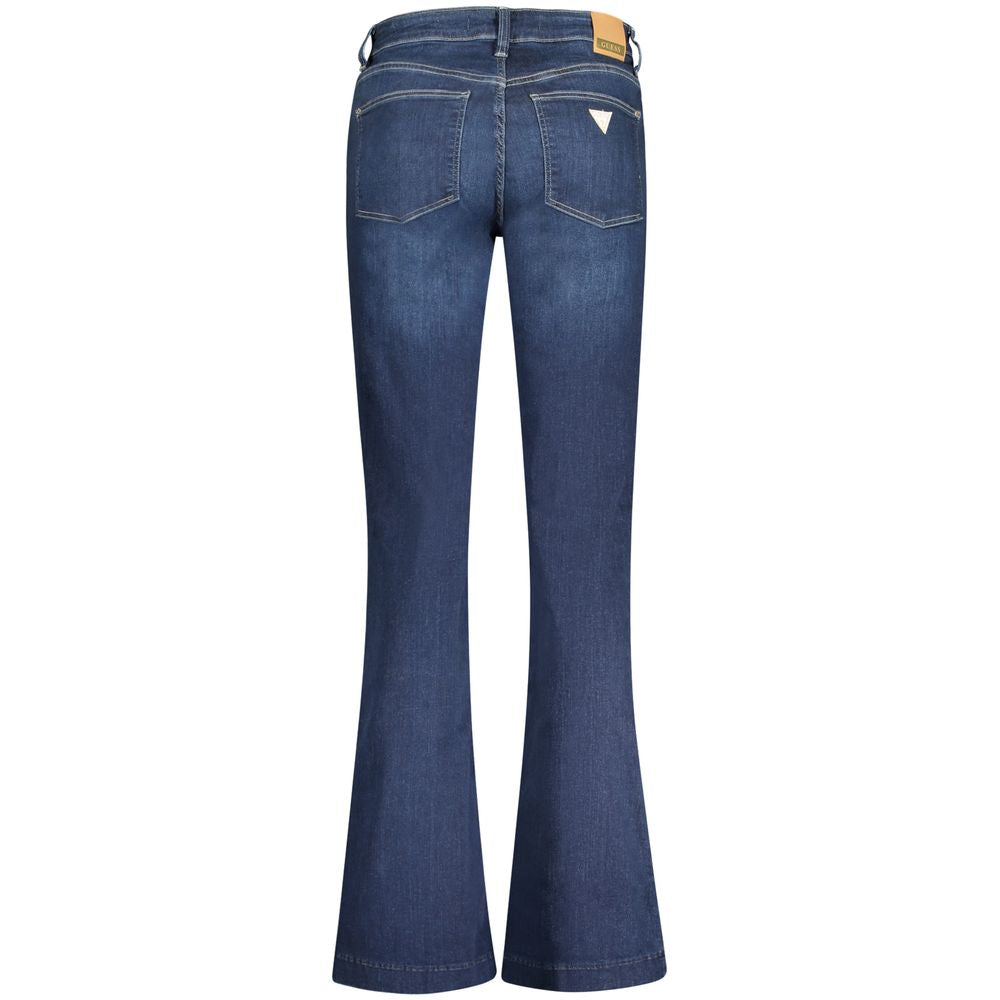 Blu Recycled Cotton Women Jeans - ventzia