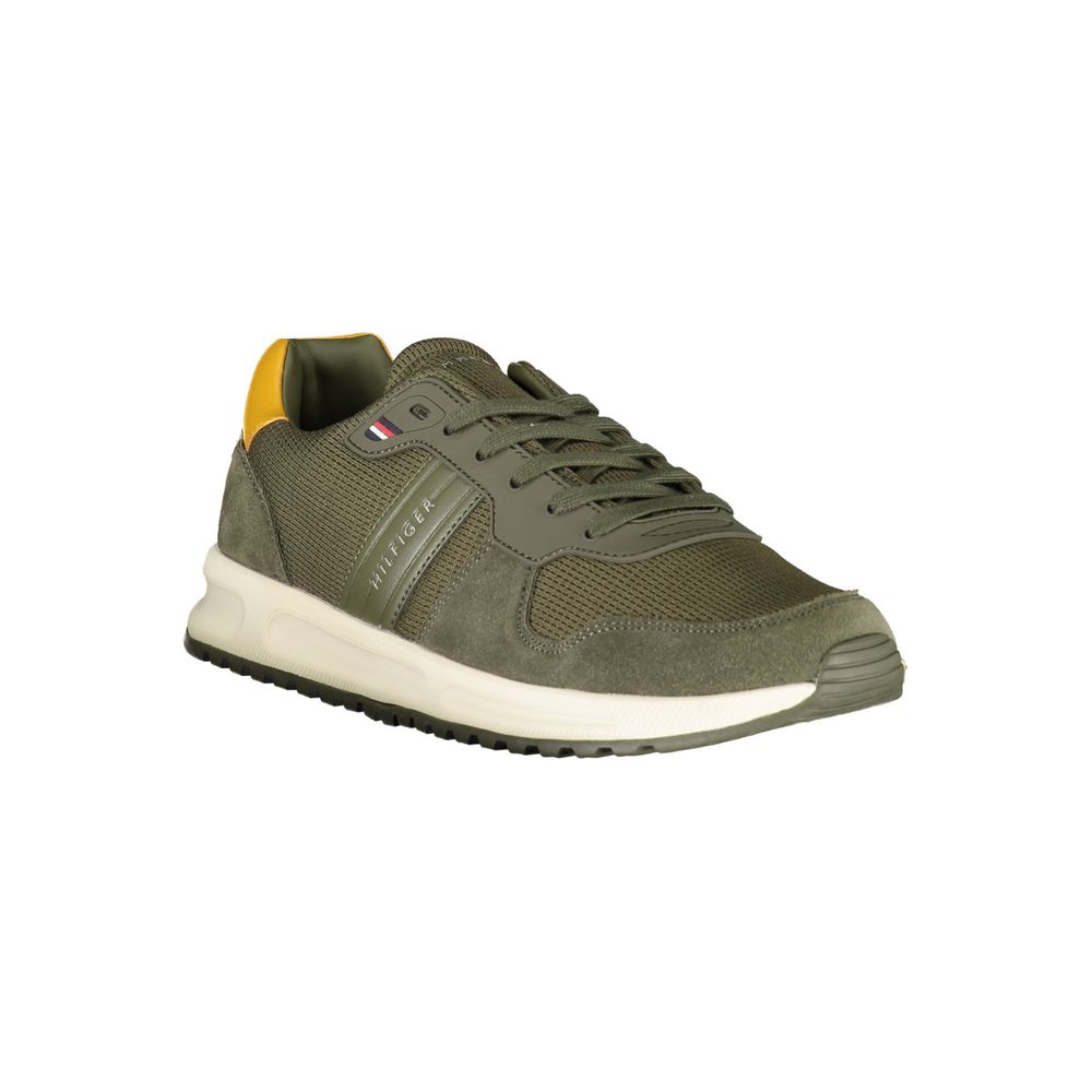 Green Polyester Sneaker - ventzia