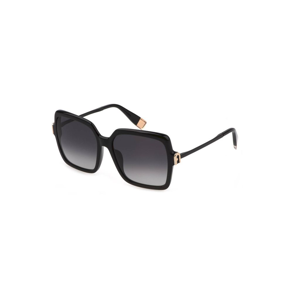 Black Acetate Women Sunglass - ventzia