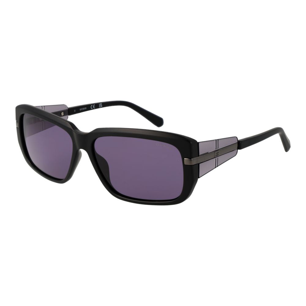Black Plastic Sunglasses - ventzia