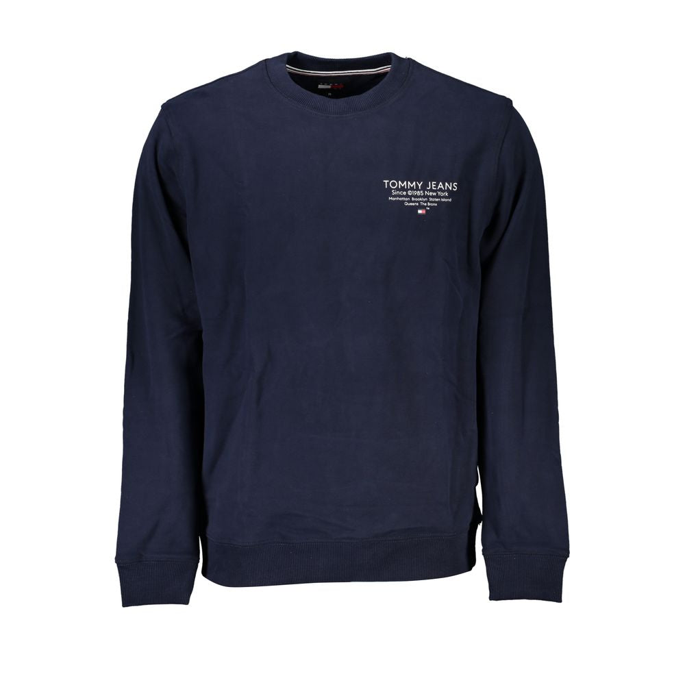Blue Cotton Men Sweatshirt - ventzia