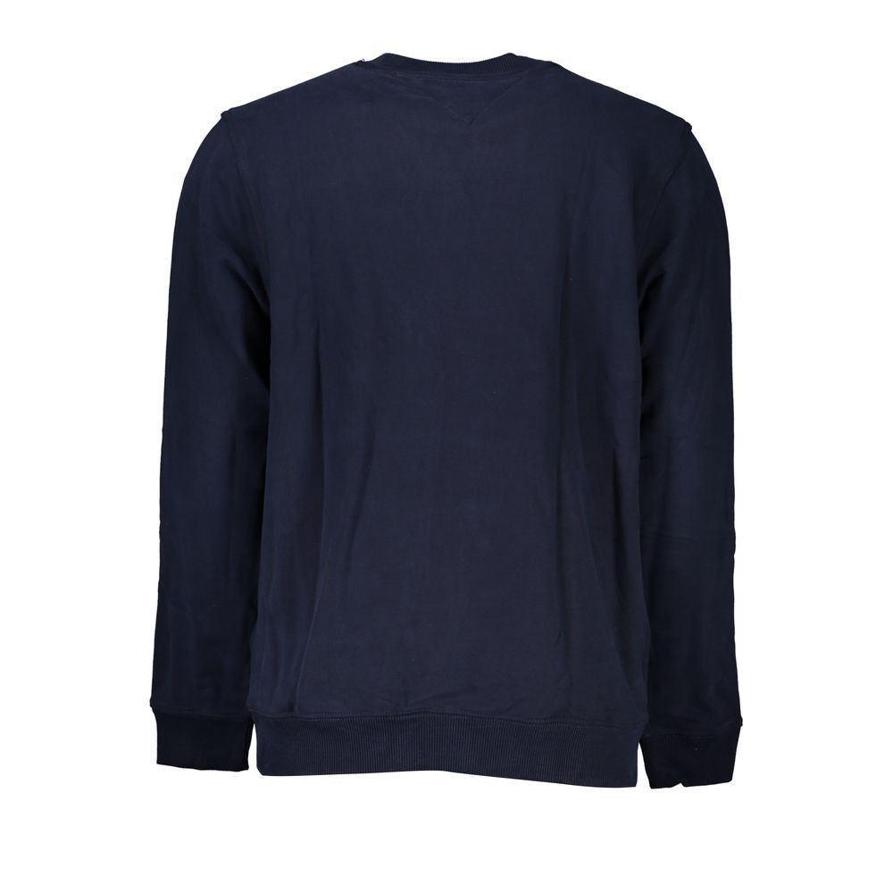 Blue Cotton Men Sweatshirt - ventzia