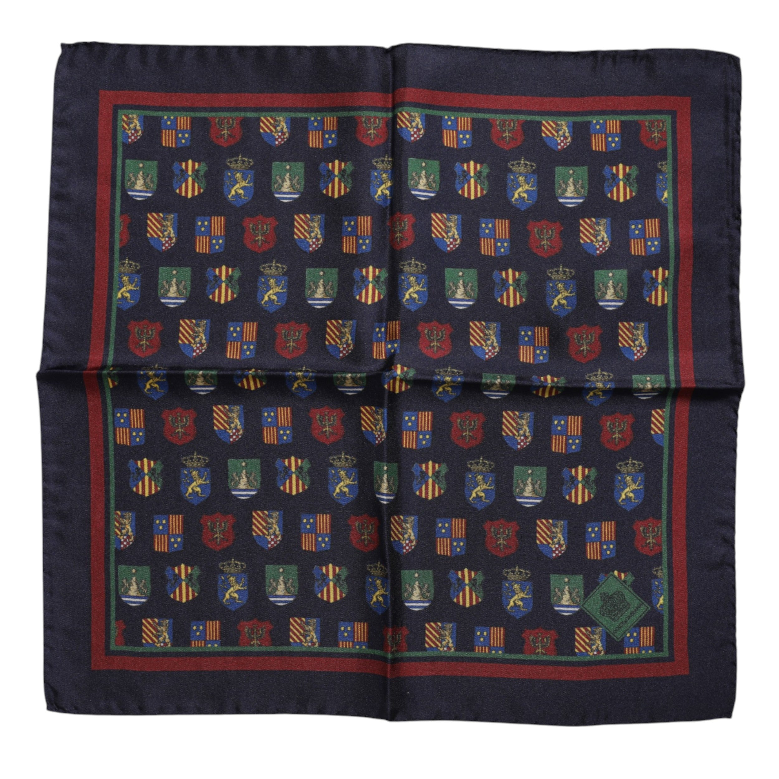 Multicolor Medals Square Foulard Scarf - ventzia