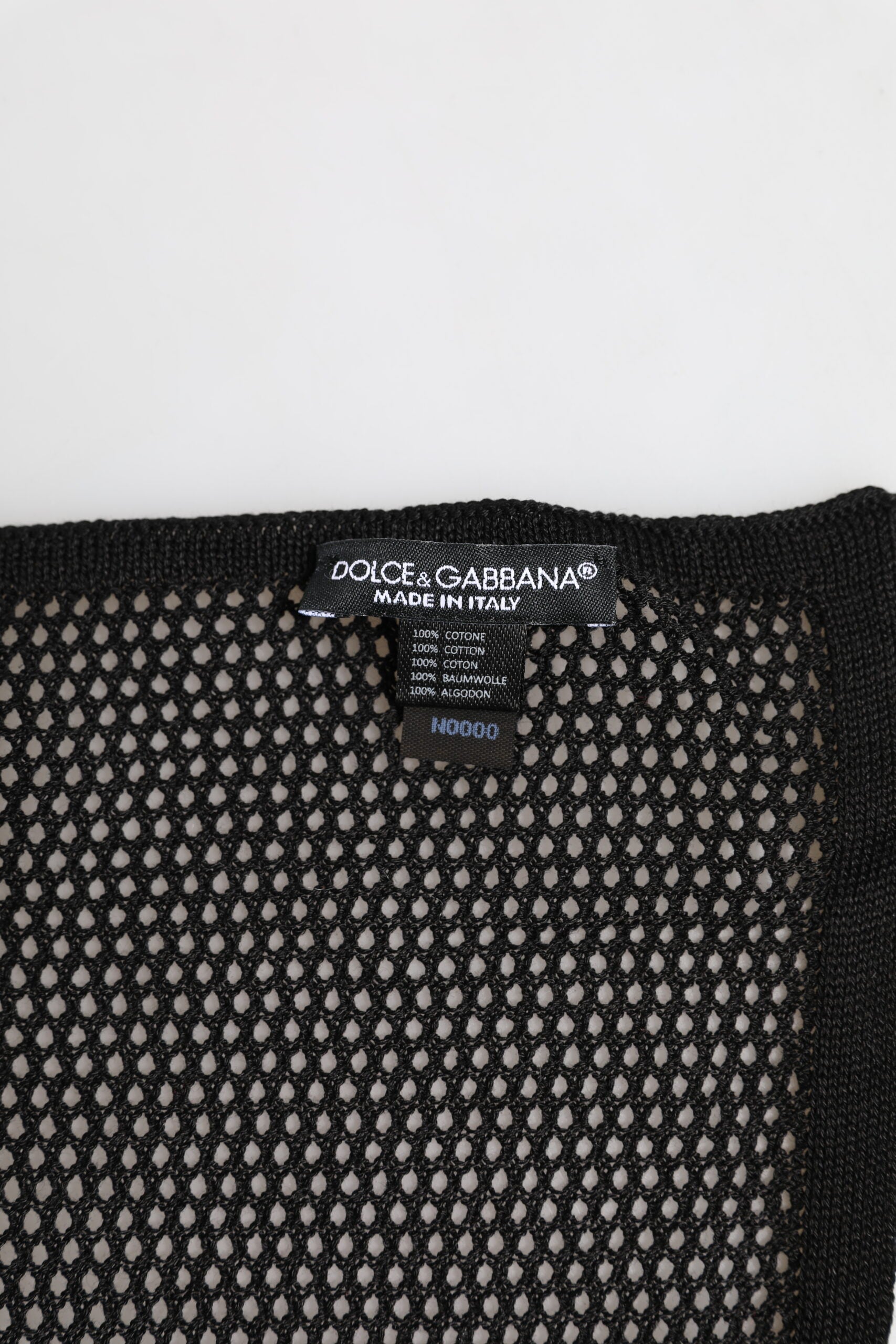 Black Patterned Cotton Square Foulard Scarf - ventzia
