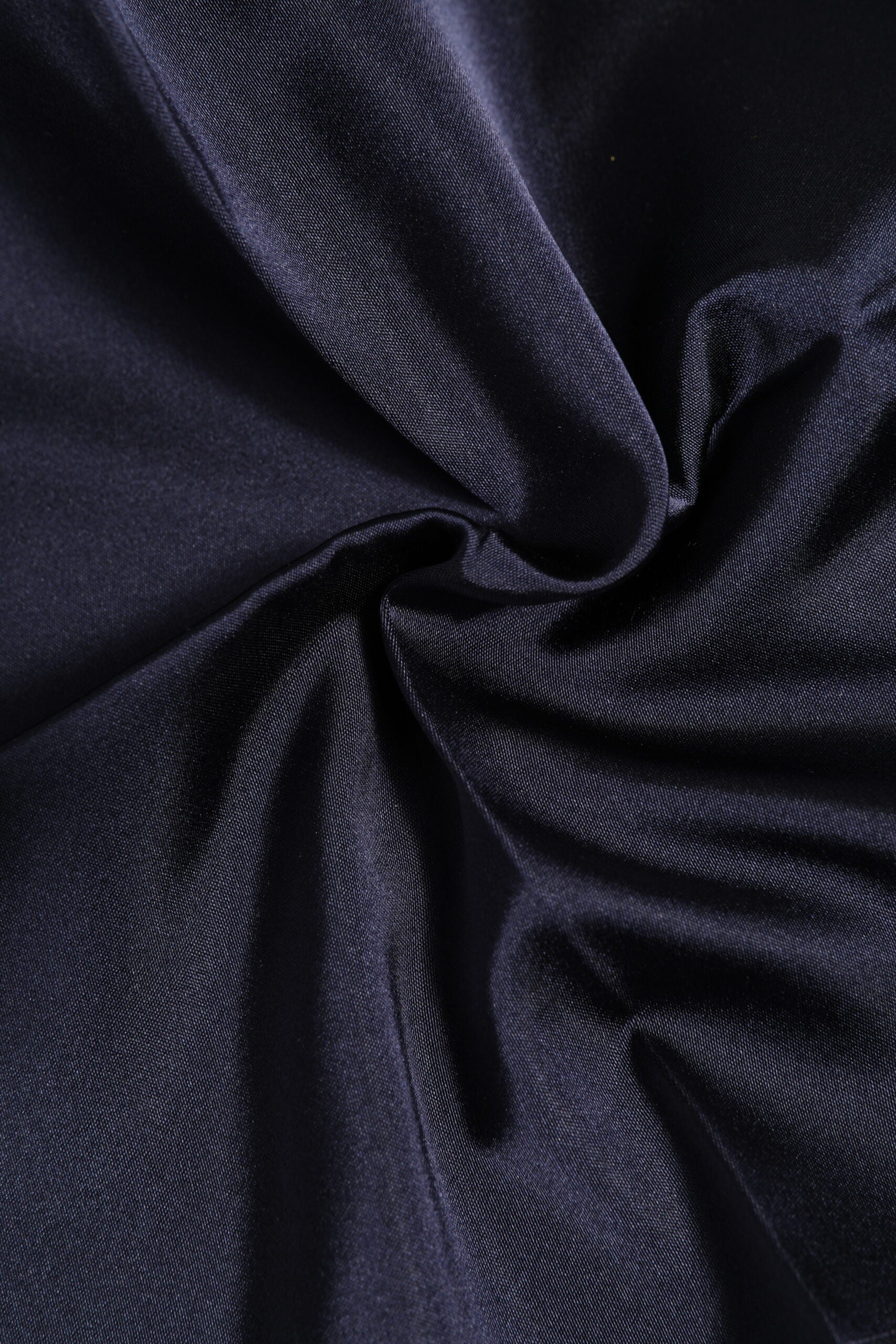 Dark Blue Silk Square Men Foulard Scarf - ventzia