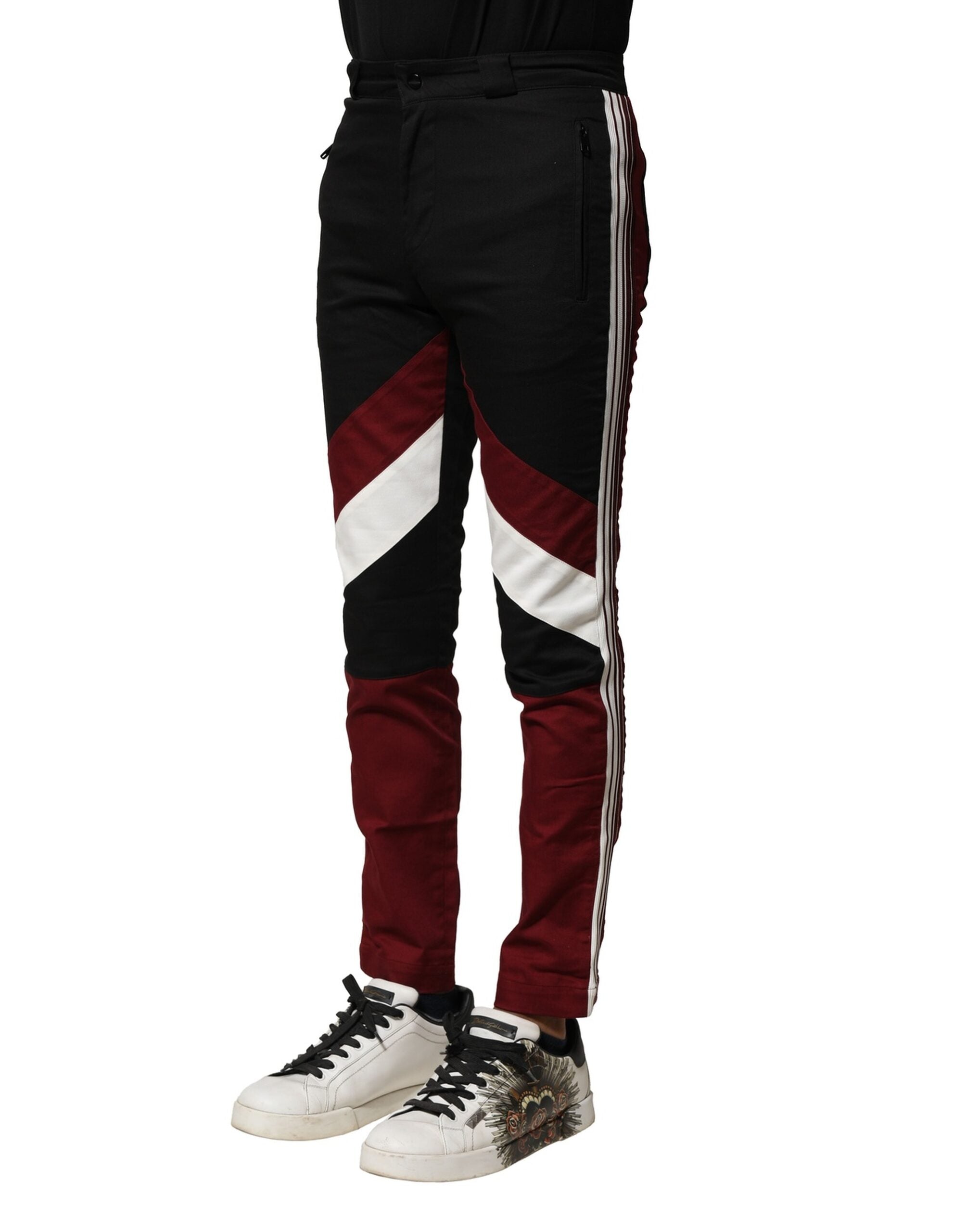Multicolor Cotton Jogger Men Pants - ventzia