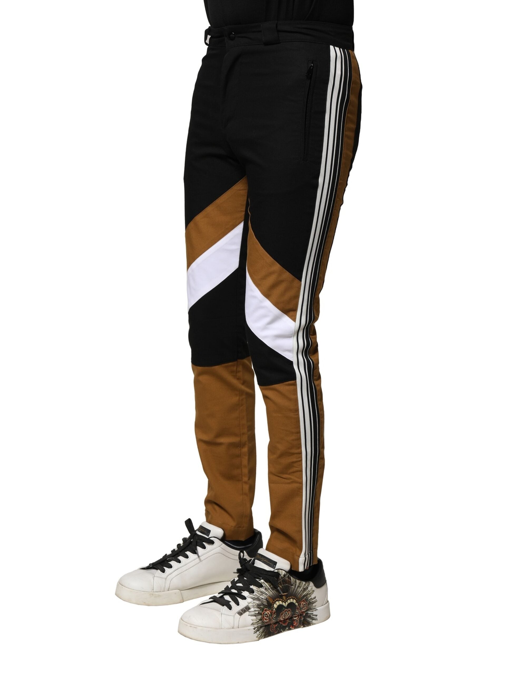 Multicolor Cotton Slim Fit Men Pants - ventzia