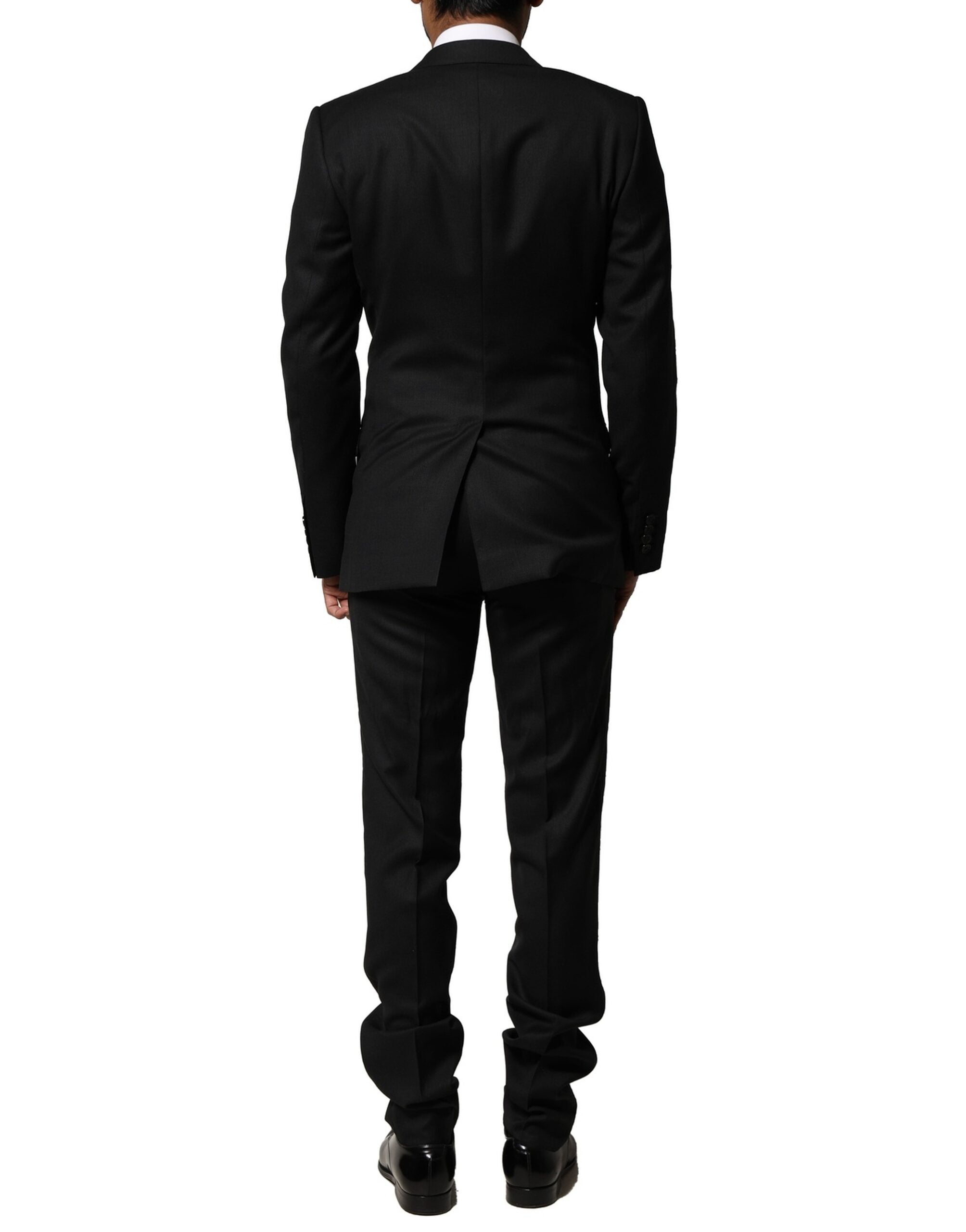 Blue MARTINI Wool Formal 2 Piece Suit - ventzia