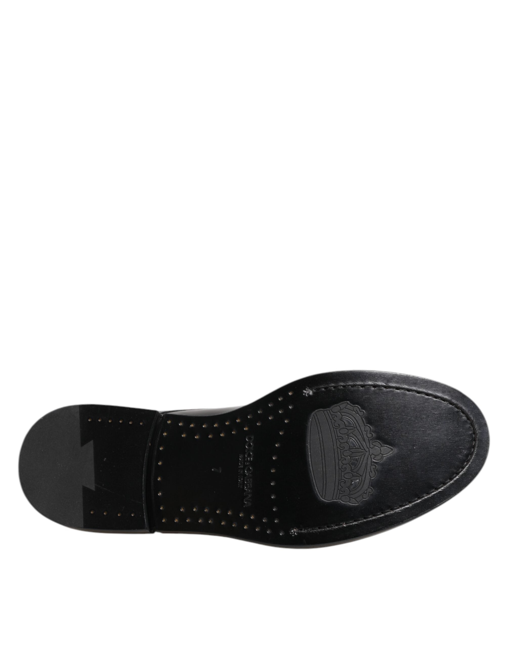 Black Leather Dress Lace Up Men Formal Shoes - ventzia