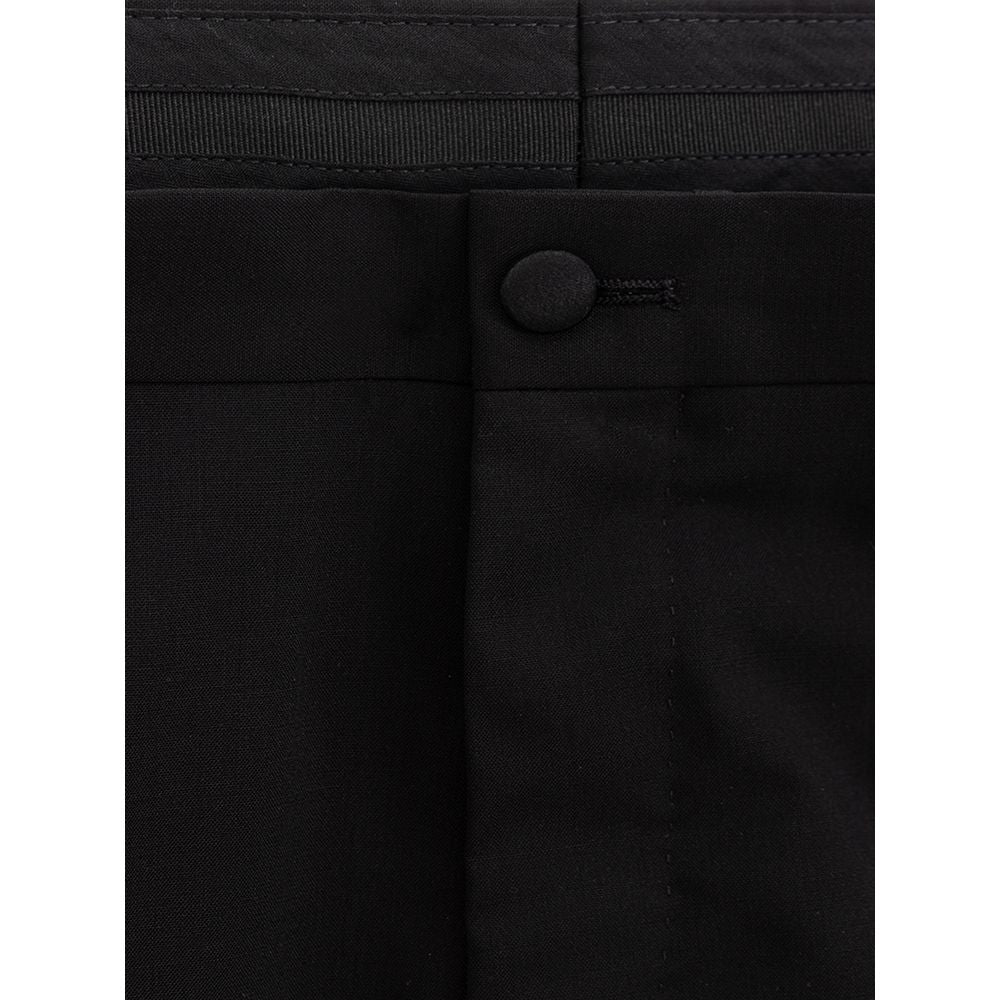 Black Wool Pant - ventzia