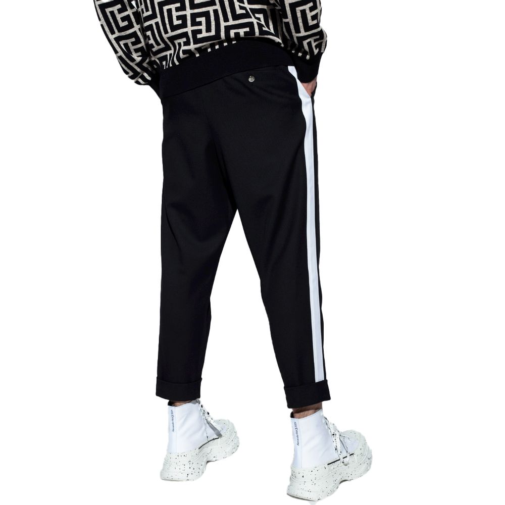 Black Cotton Jeans & Pant - ventzia
