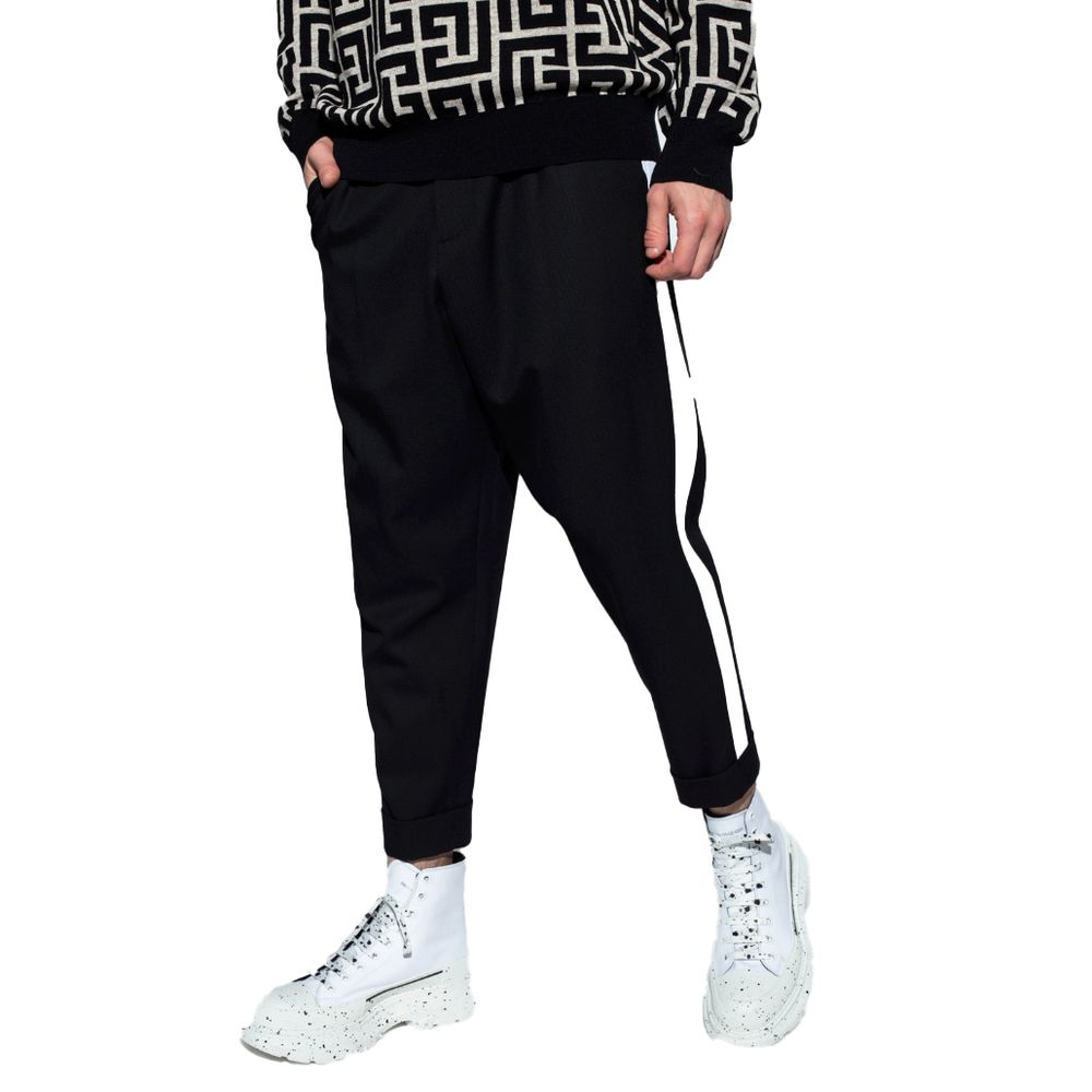 Black Cotton Jeans & Pant - ventzia