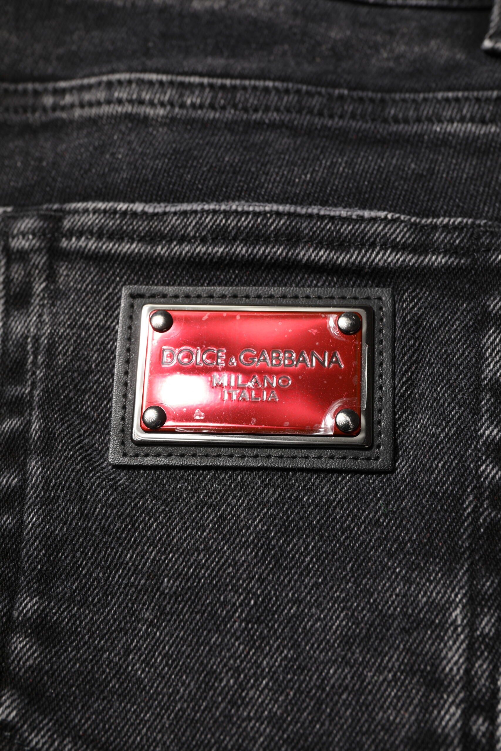 Black Cotton Skinny Men Denim Jeans