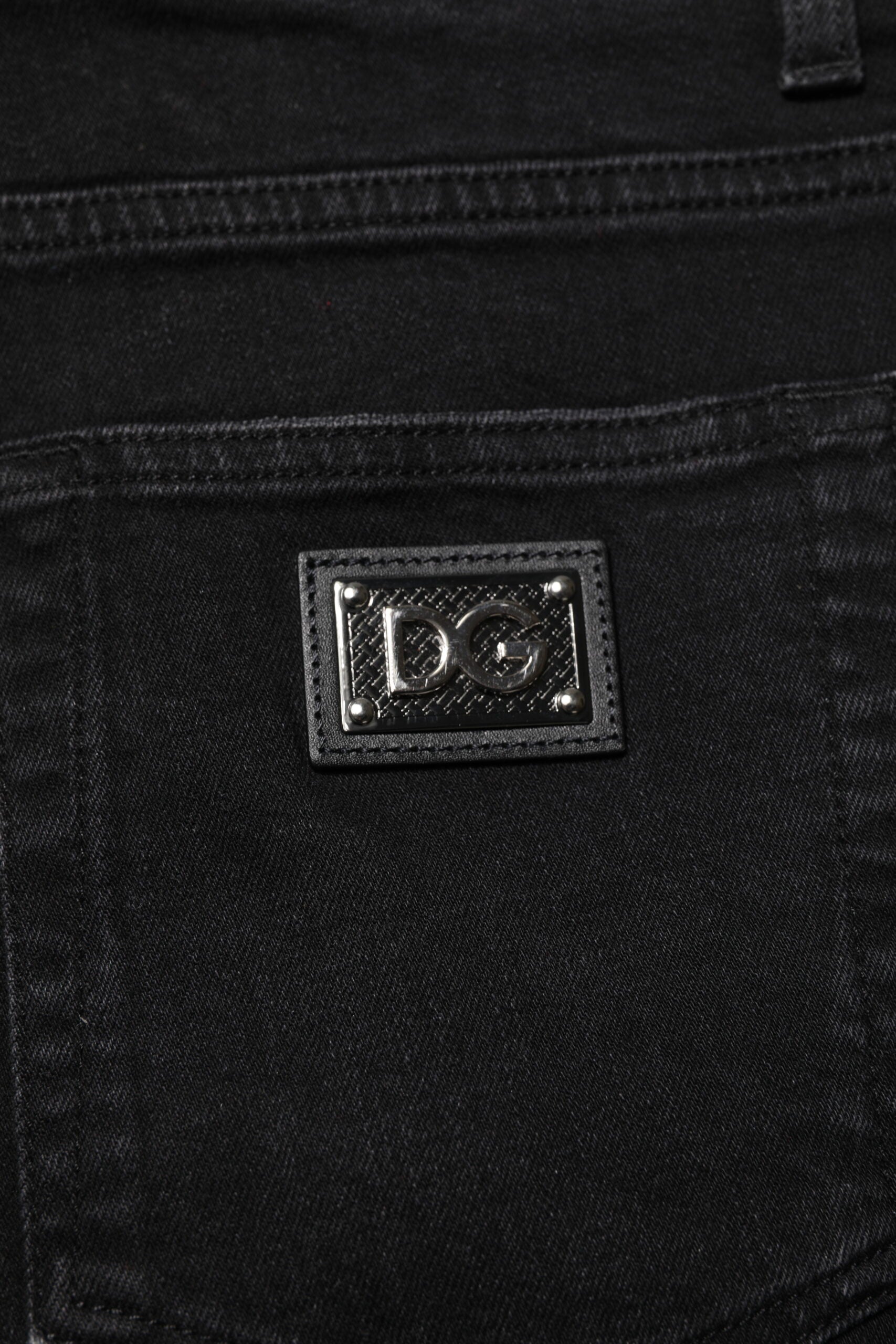 Black Cotton Skinny Men Denim Jeans - ventzia