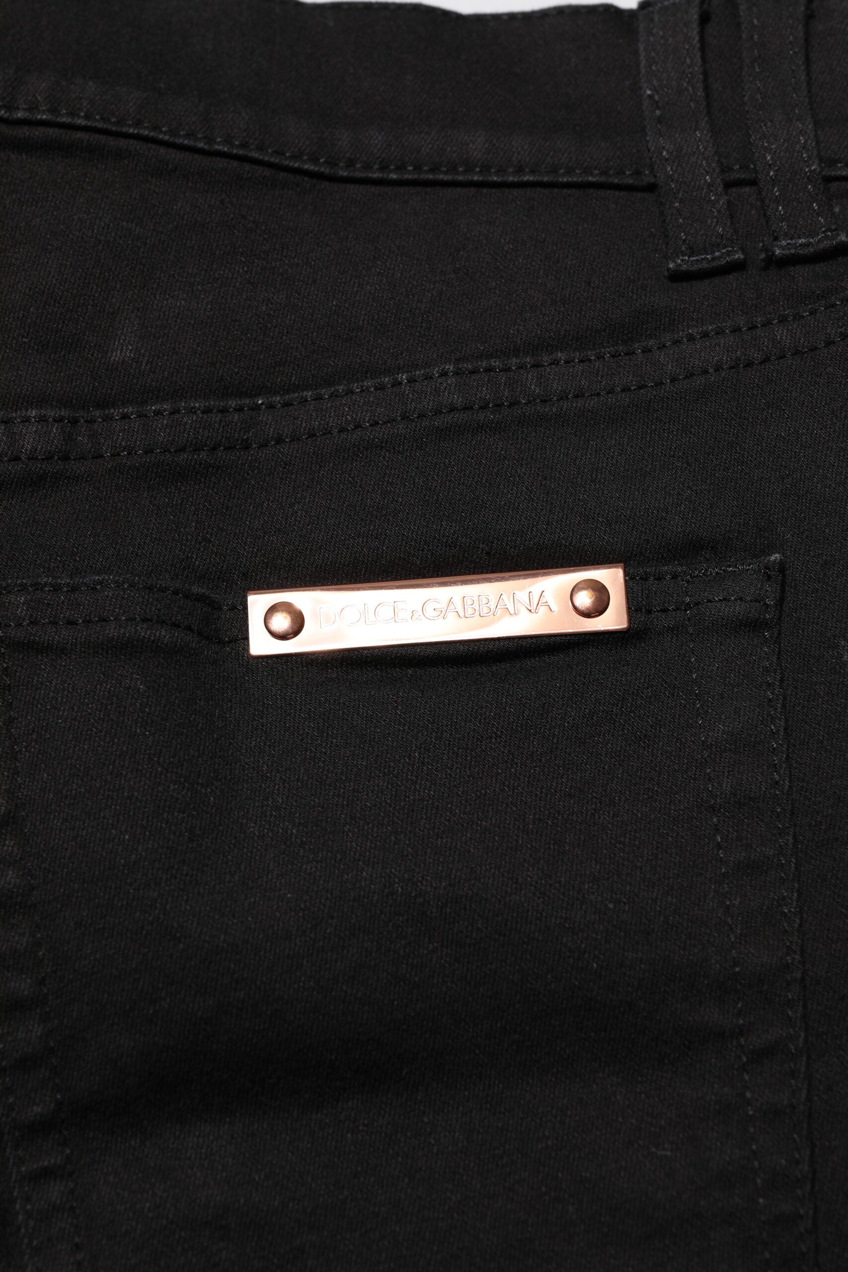 Black Cotton Skinny Men Denim Jeans - ventzia