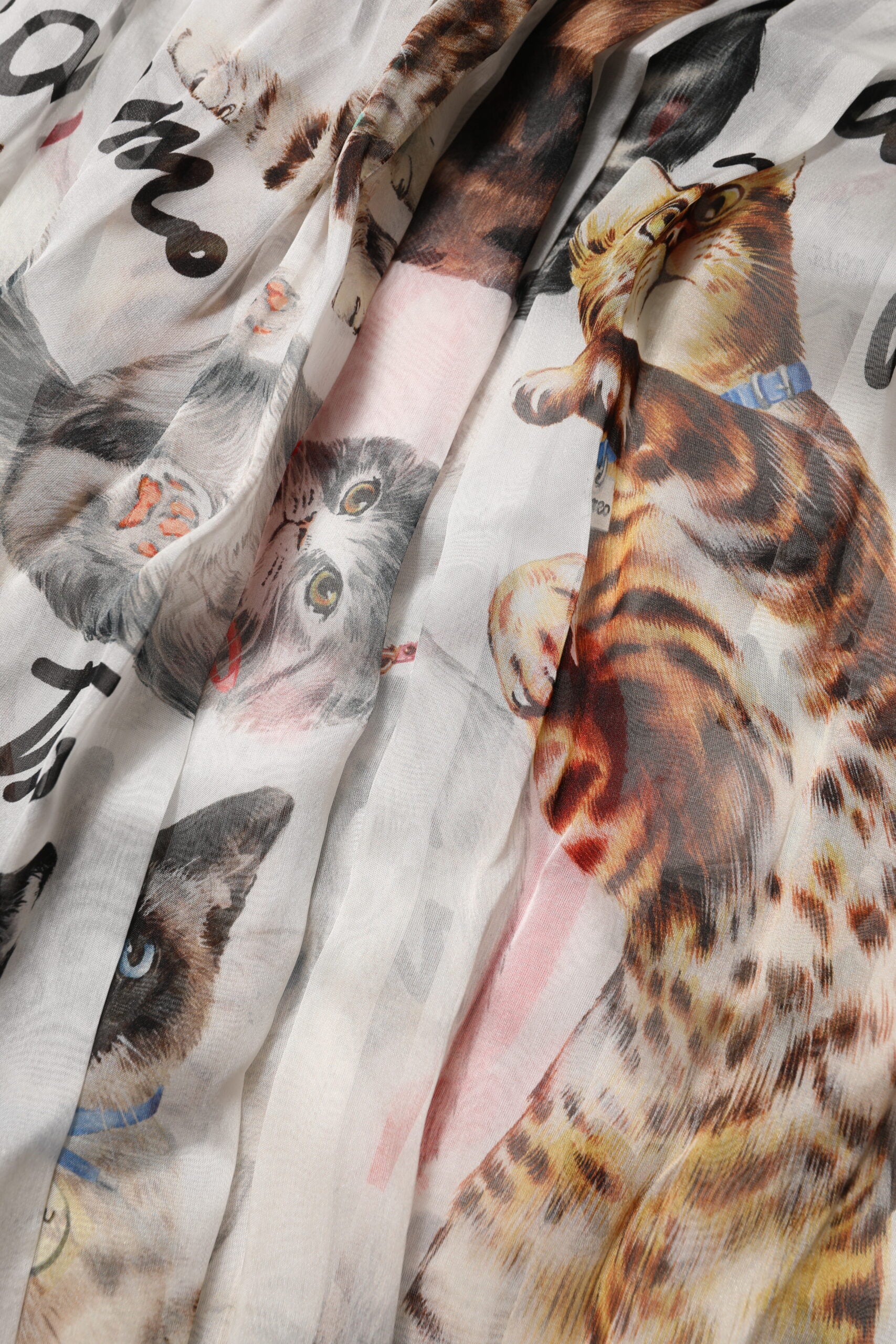 Multicolor Animal Print Silk Ascot Maxi Dress - ventzia