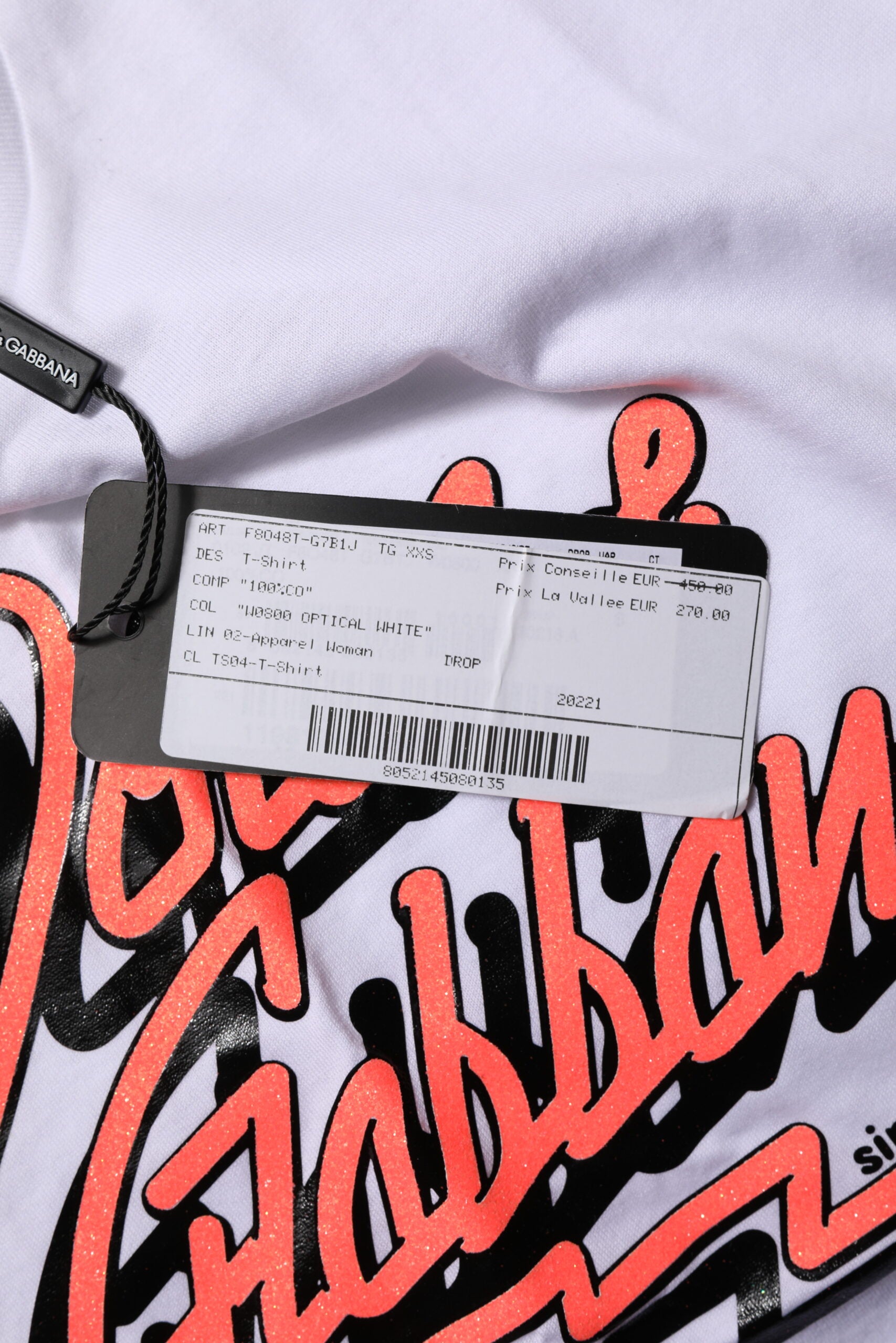 White Cotton Graphic Print Crew Neck T-shirt - ventzia