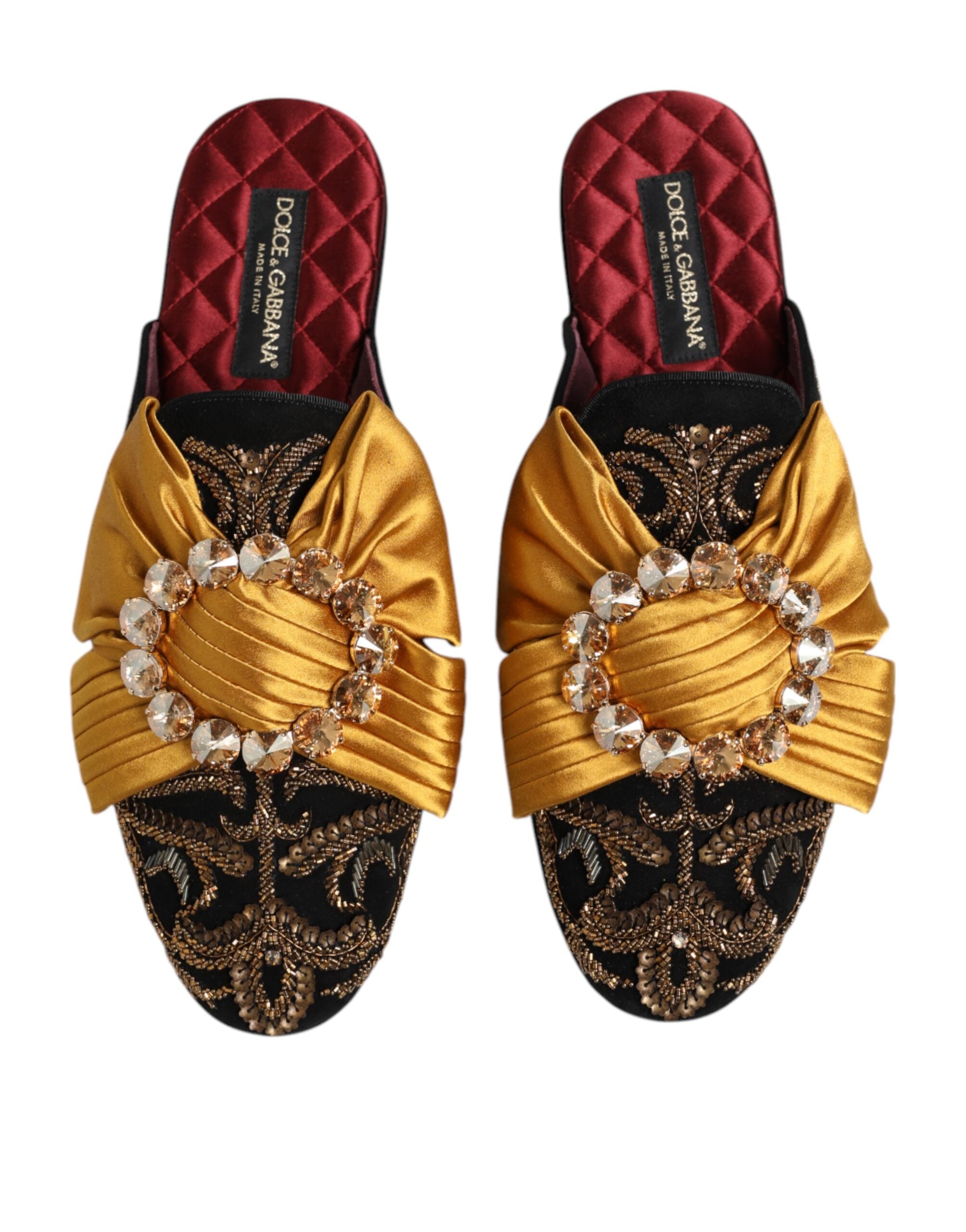 Multicolor Embellished Flat Sandals Shoes - ventzia