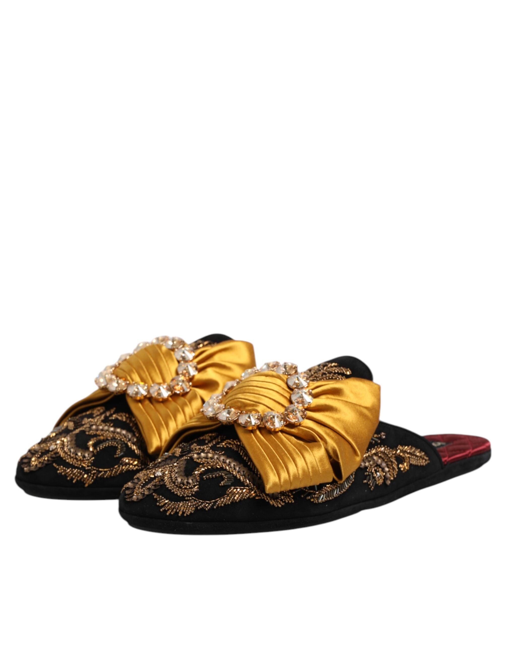 Multicolor Embellished Flat Sandals Shoes - ventzia